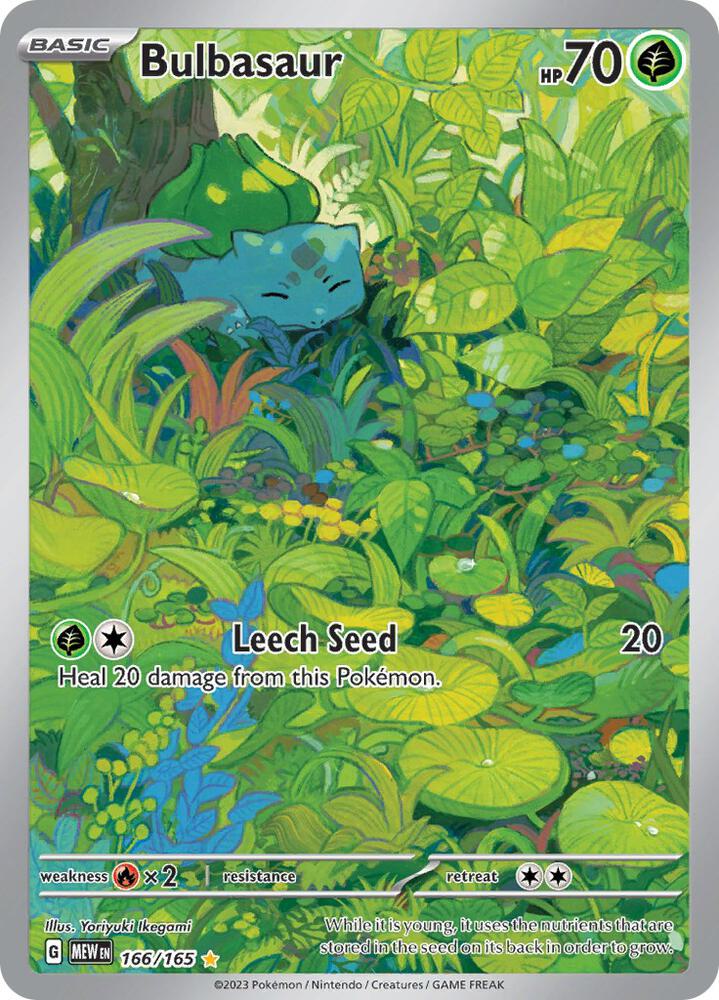 Bulbasaur (166/165) — Scarlet & Violet: 151