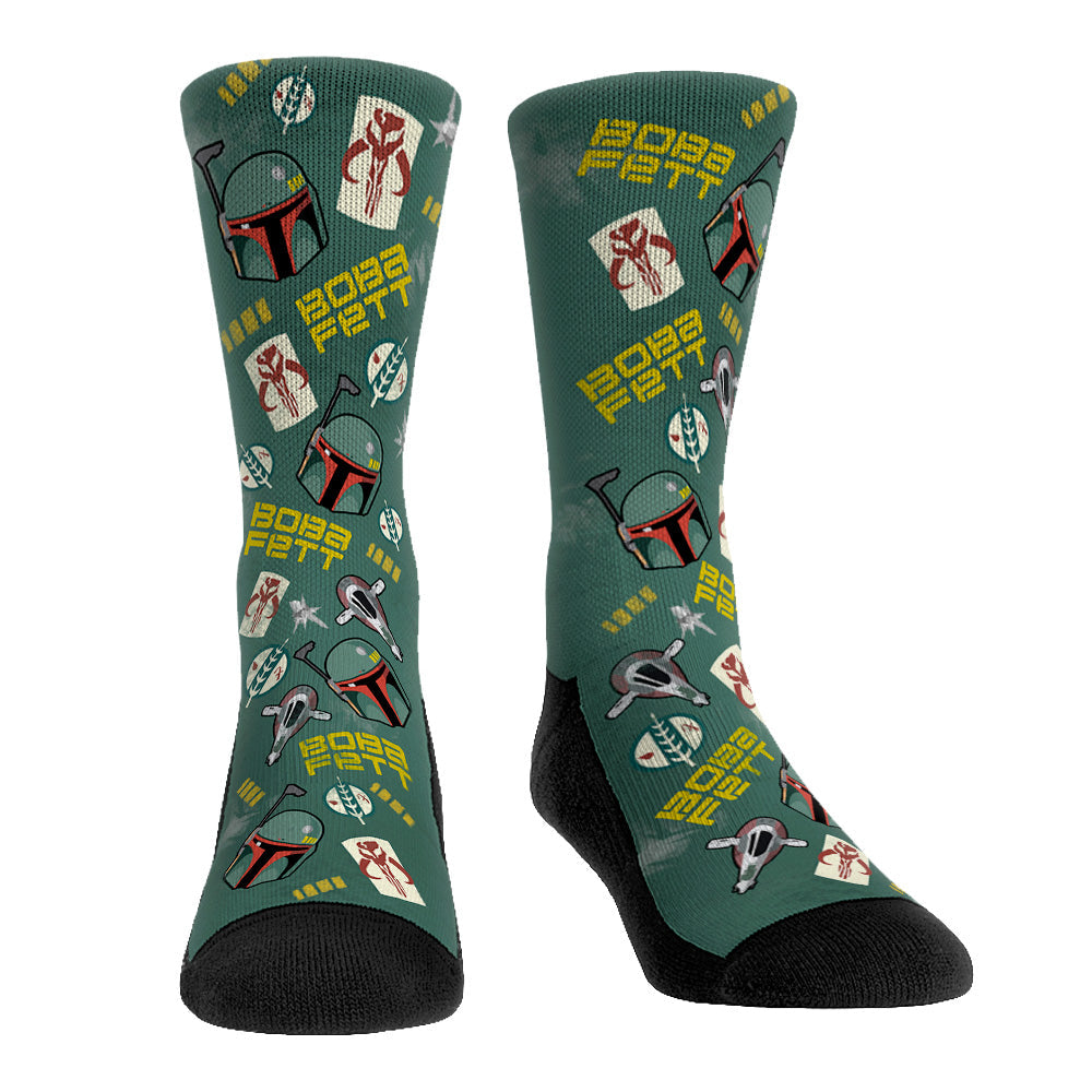 Star Wars Boba Fett All-Over Crew Socks
