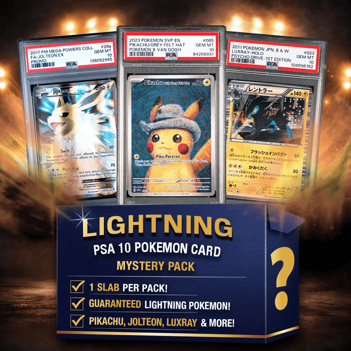 Lightning Energy Type Pokémon PSA 10 Graded Card Mystery Pack