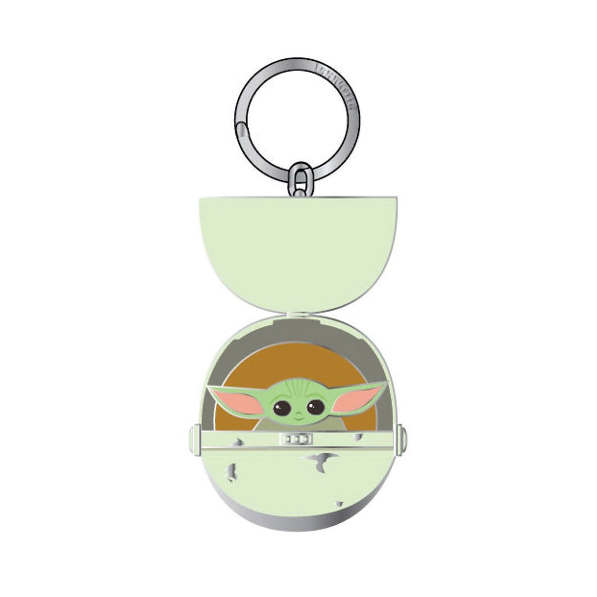 Star Wars The Mandalorian Grogu "Precious Cargo" Loungefly Enamel Keychain