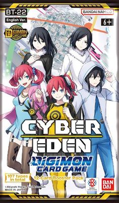 Digimon Card Game: Cyber Eden (EX07) Booster Pack