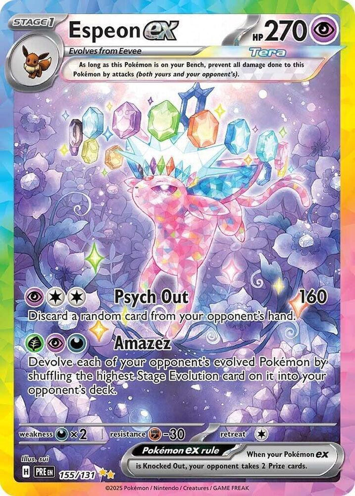 Espeon ex (155/131) — Scarlet & Violet: Prismatic Evolutions