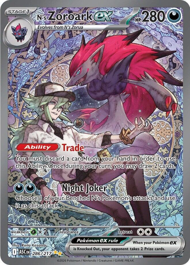 N's Zoroark ex (286/217) — Mega Evolution: Ascended Heroes