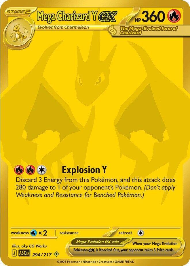 Mega Charizard Y ex (294/217) — Mega Evolution: Ascended Heroes