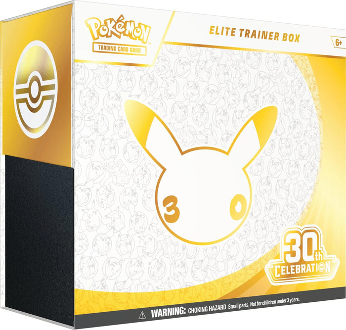 30th Celebration Elite Trainer Box — sealed Pokémon product, ships from our supply partner