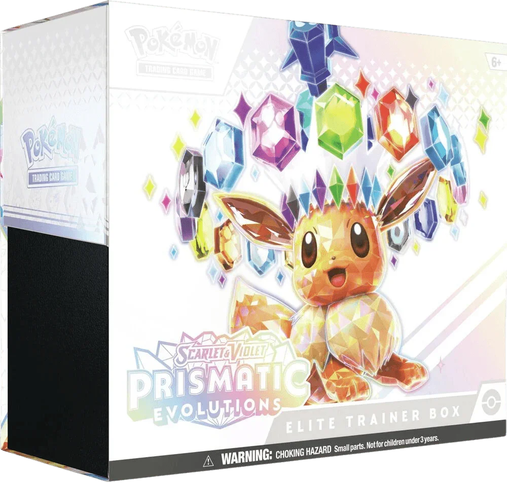 SV: Prismatic Evolutions - Elite Trainer Box — sealed Pokémon product, ships from our supply partner
