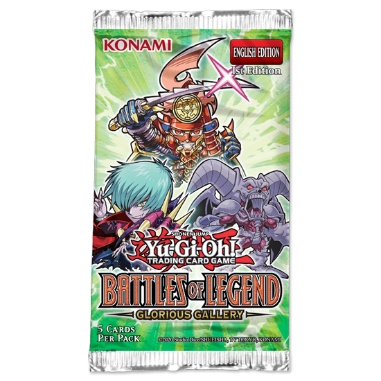 Yu-Gi-Oh! TCG: Battles of Legend: Glorious Gallery Booster Pack (1st Edition)