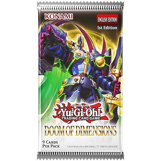 Yu-Gi-Oh! TCG: Doom of Dimensions Booster Pack (1st Edition)