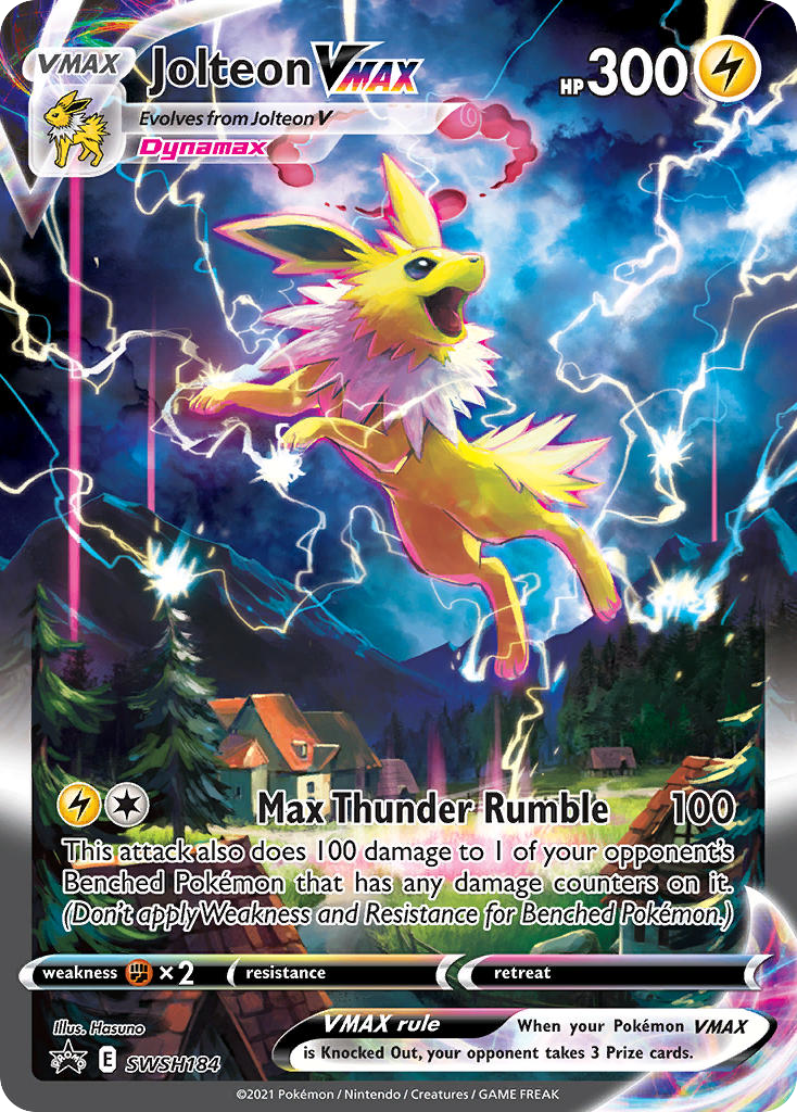 Jolteon VMAX SWSH184 Black Star Promo