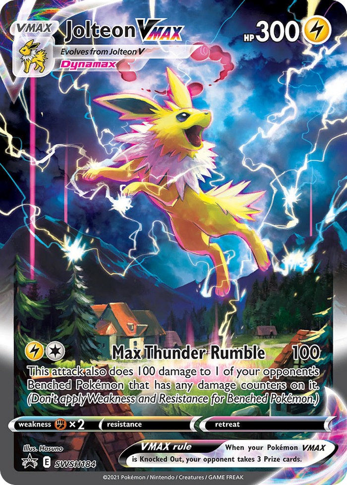 Jolteon VMAX SWSH184 Black Star Promo