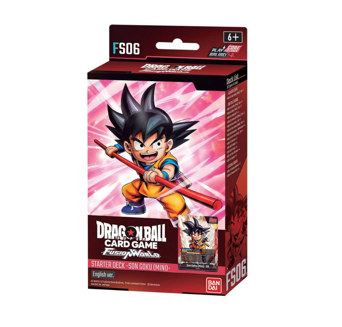 Dragon Ball Super Card Game Fusion World: Starter Deck — Son Goku (FS06)