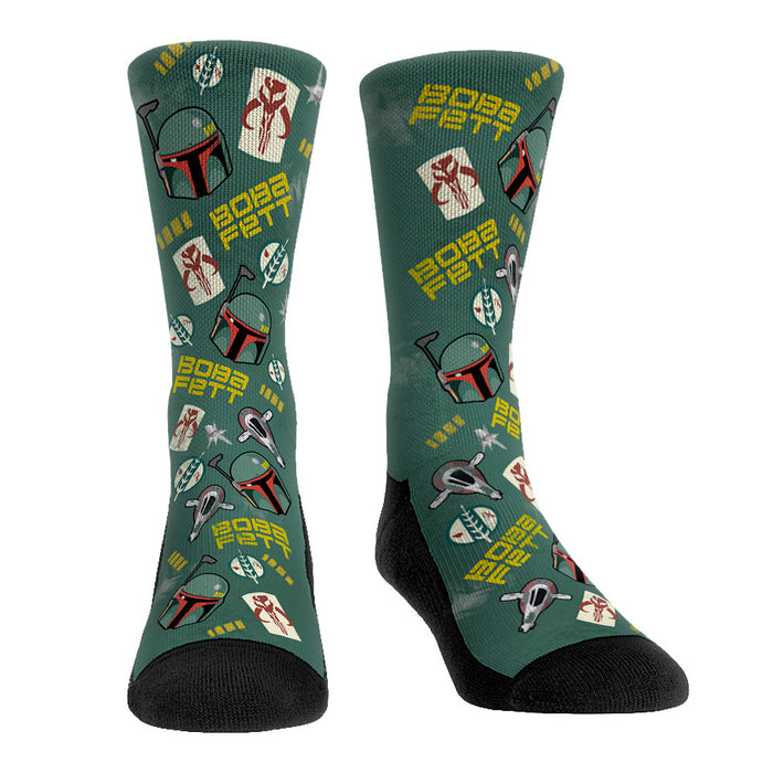 Star Wars Boba Fett All-Over Crew Socks
