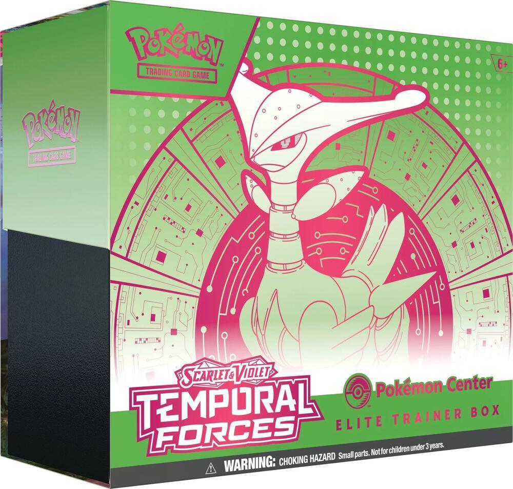 Scarlet & Violet: Temporal Forces - Elite Trainer Box (Iron Leaves) (Pokémon Center Exclusive)