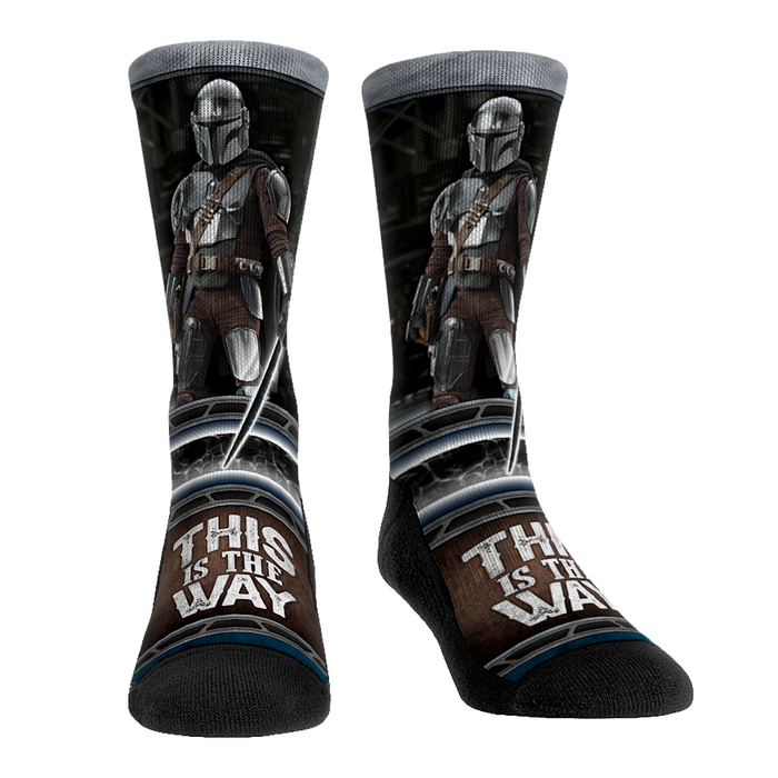 Star Wars The Book of Boba Fett Darksaber Crew Socks