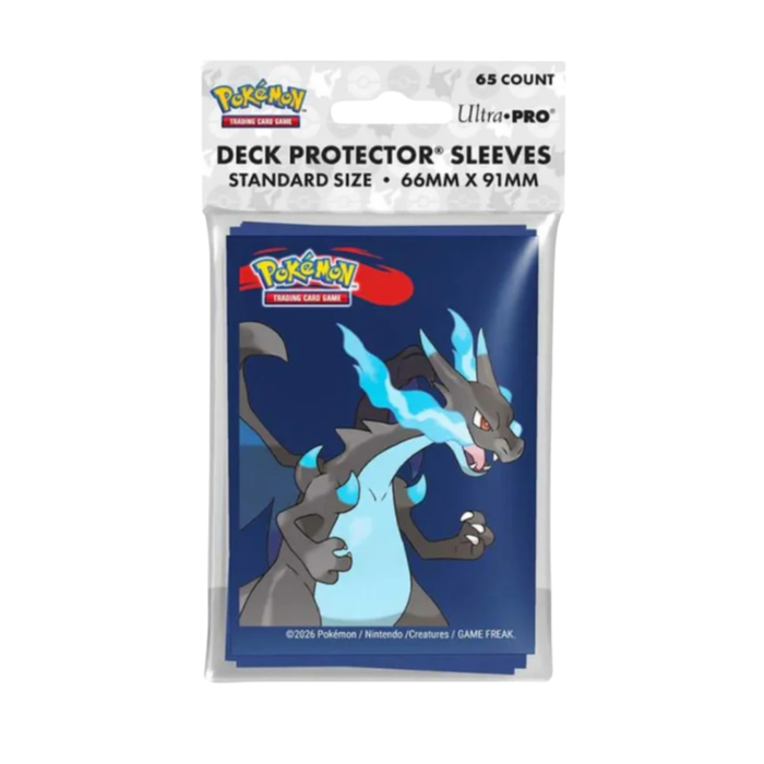 Pokémon Mega Charizard X Deck Protector Sleeves (65ct)