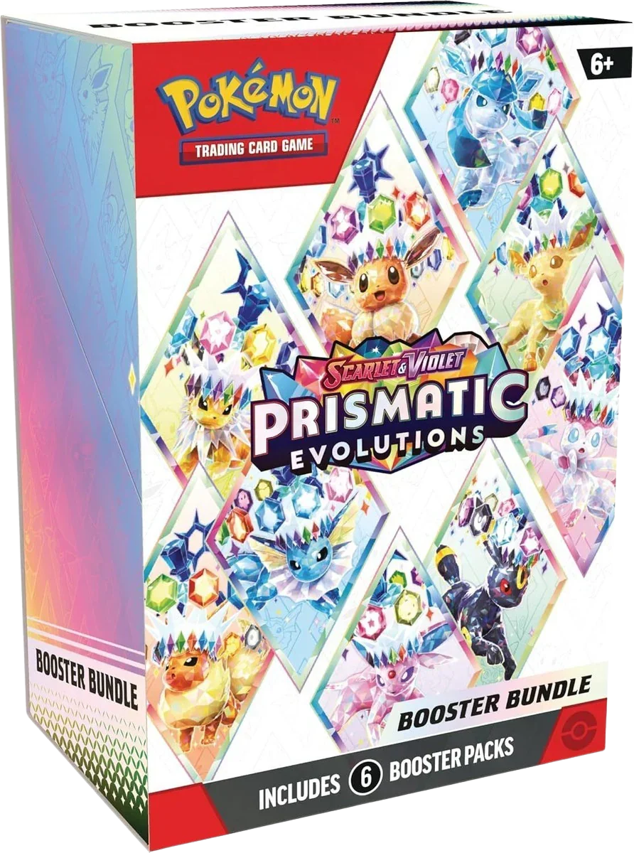 SV: Prismatic Evolutions - Booster Bundle — sealed Pokémon product, ships from our supply partner