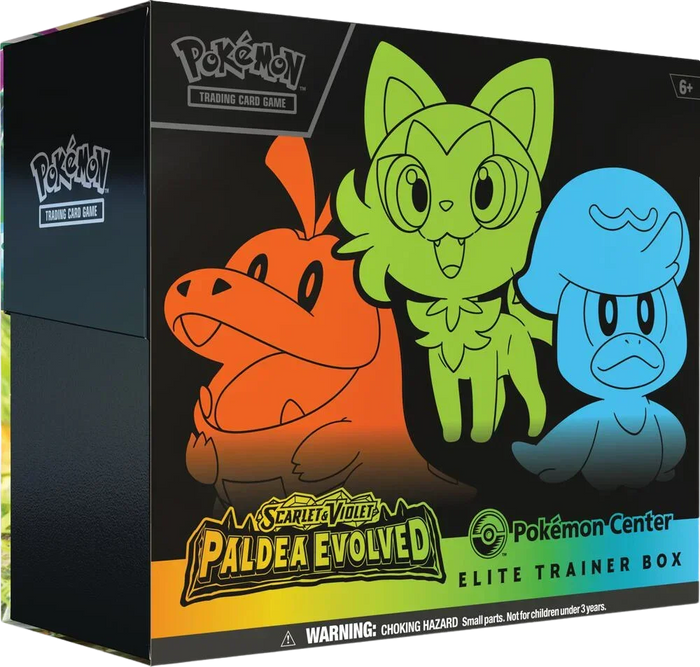 Scarlet & Violet: Paldea Evolved - Elite Trainer Box (Pokémon Center Exclusive)