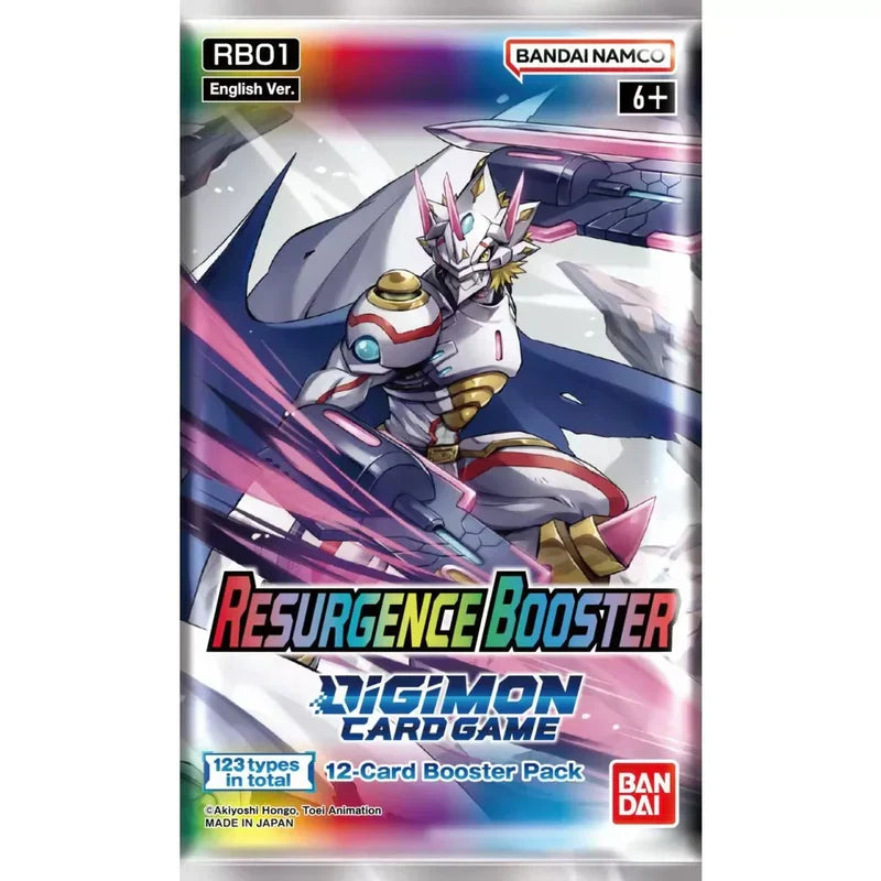 Digimon Card Game: Resurgence Booster (RB01) Booster Pack