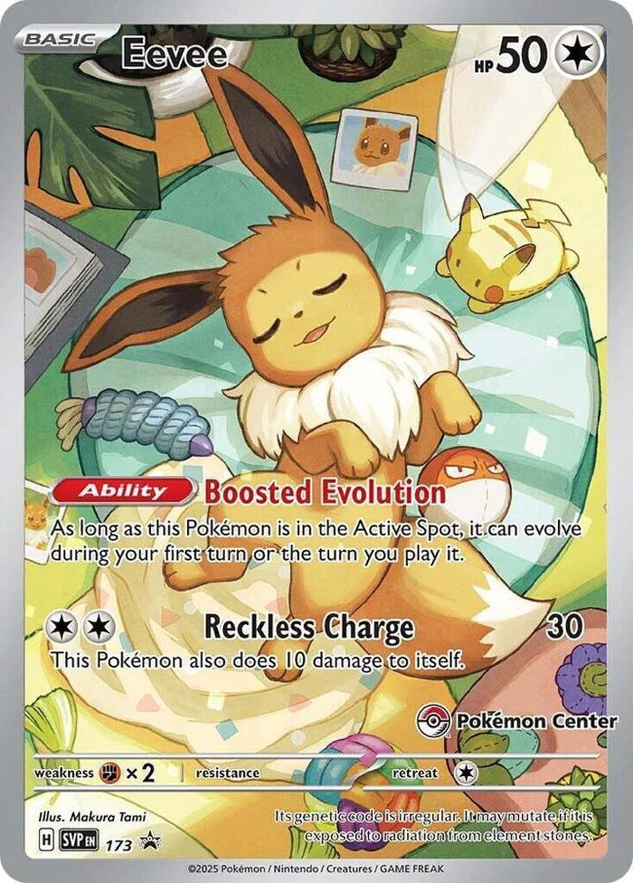 Eevee (173) (Pokémon Center Exclusive) — Scarlet & Violet: Black Star Promos