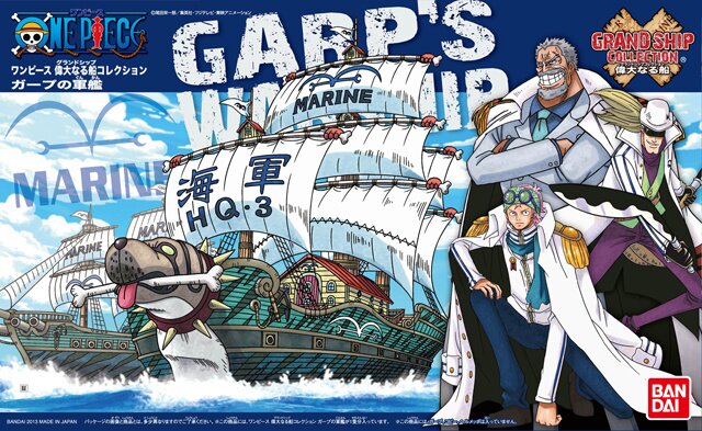 One Piece Grand Ship Collection #08 Garp's Marine Ship Model Kit